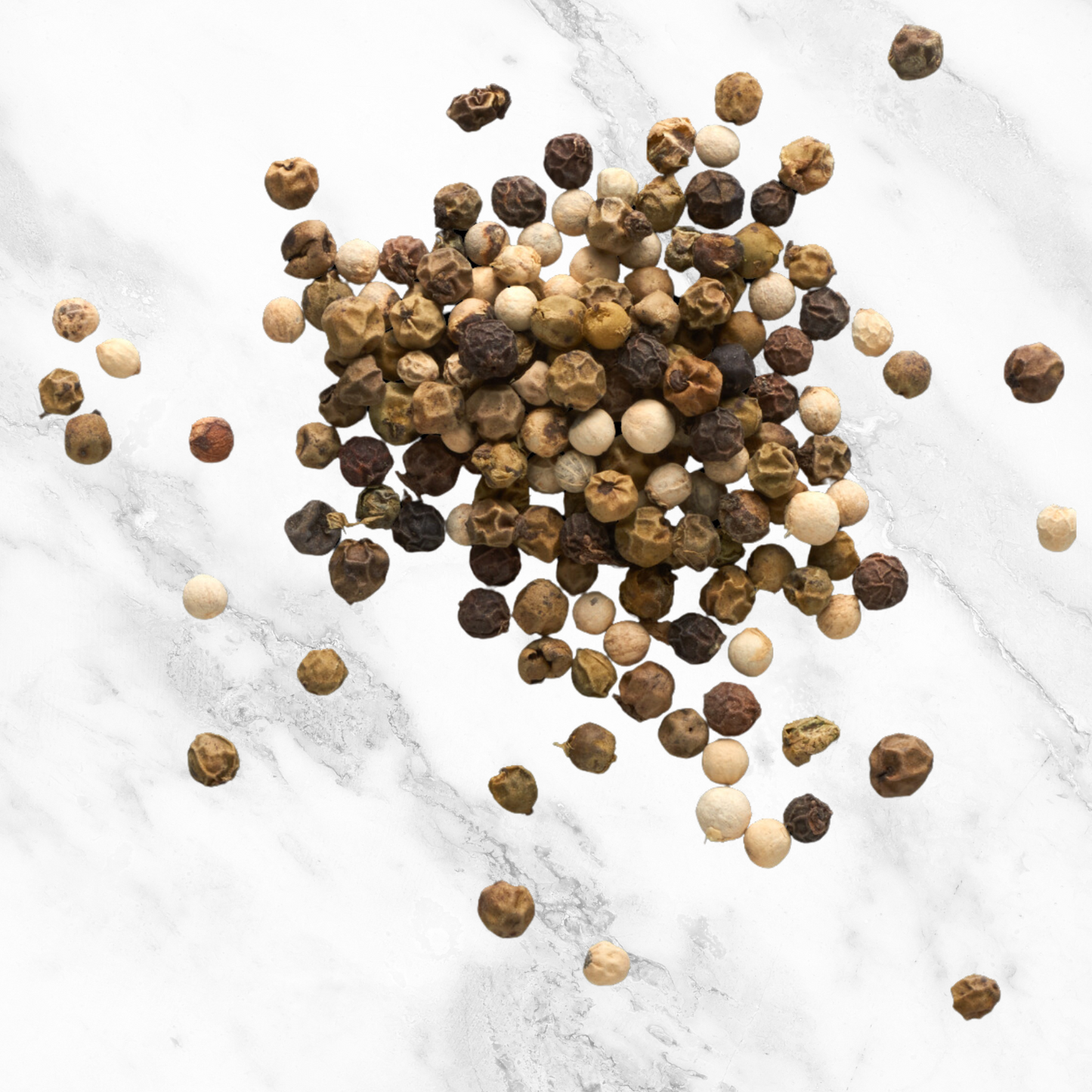 Black & White Peppercorns Organic - Poivre Noir et Blanc en Grains Bio