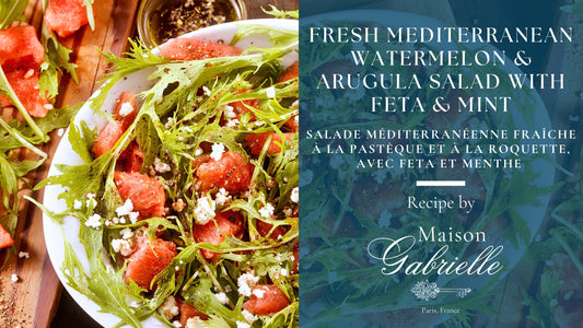 RECIPE: Fresh Mediterranean Watermelon & Arugula Salad with Feta & Mint