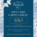Carte Cadeau | Maison Gabrielle