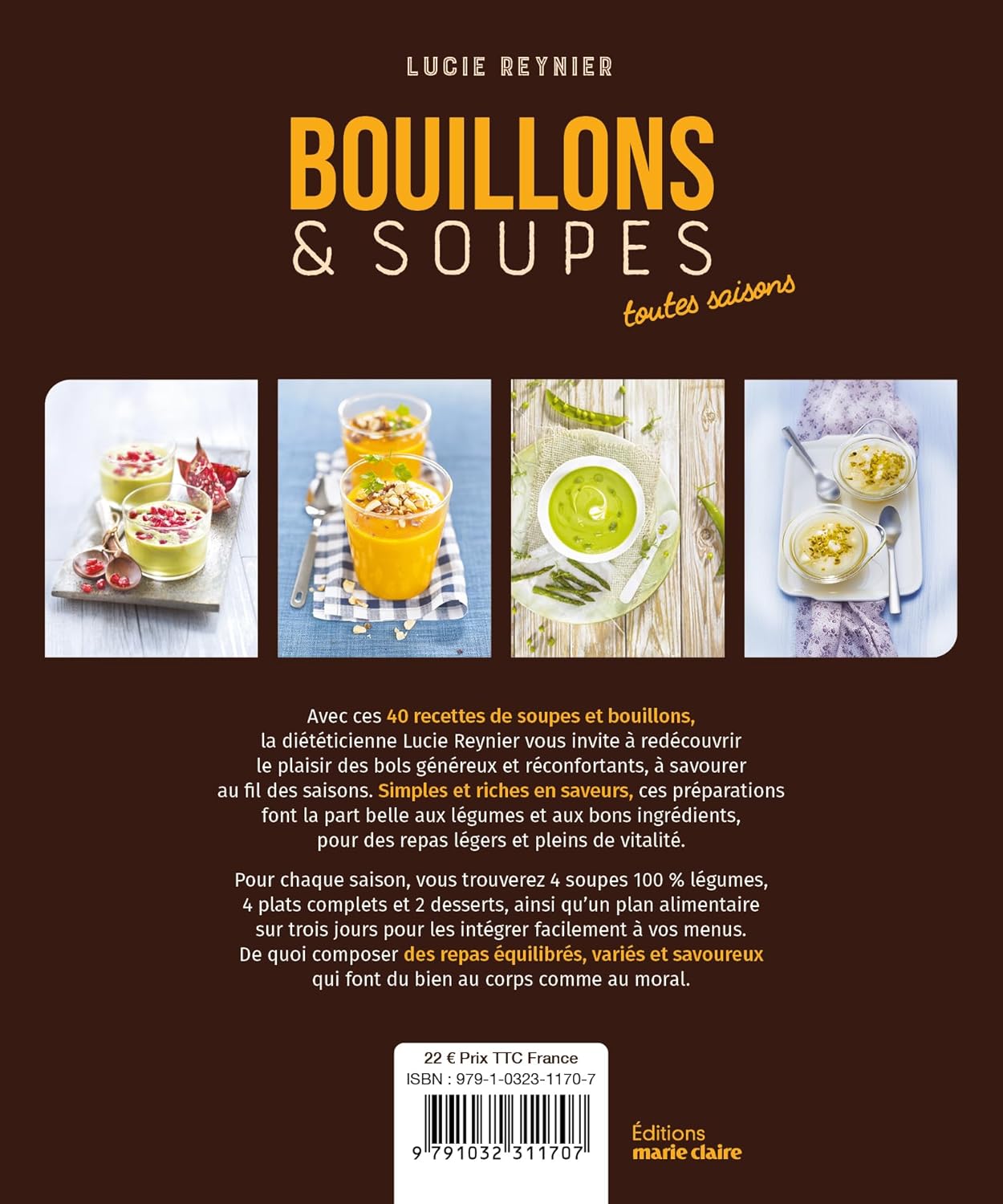 COOKBOOK: Bouillons et Soupes by Lucie Reynier, Maison Gabrielle & Editions Marie Claire