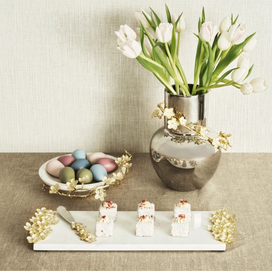 Cherry Blossom Small Cheese Board with Knife
