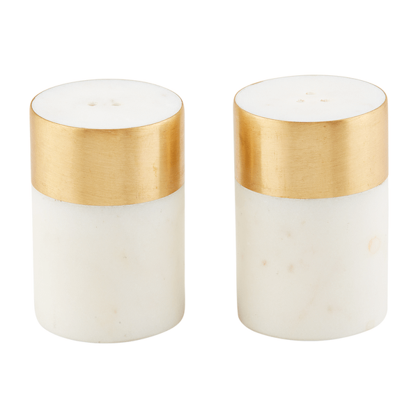 Marble Salt and Pepper Set by Mud Pie